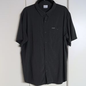 Columbia Black Casual Button Down Shirt